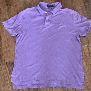 Polo by Ralph Lauren Men's Lavender Polo Shirt